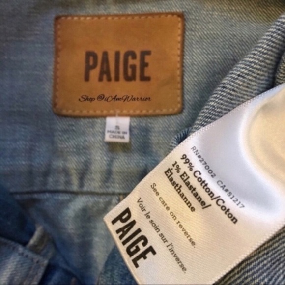 Paige ombrรฉ color block cropped denim jacket *shop@iamwarrior - Picture 9 of 10